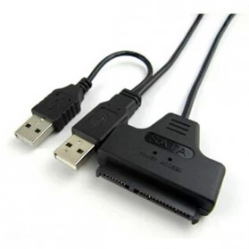 KEBIDU SATA to USB 2.0 HDD / SSD Adapter - CC00173 - Black - 1
