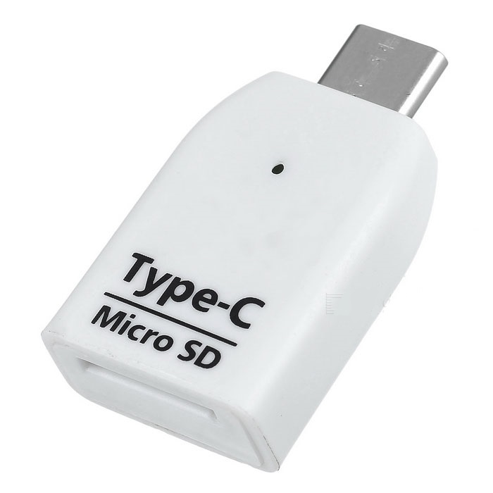 Card Reader Otg Usb 3 1 Type C Ke Micro Sd T 636 White