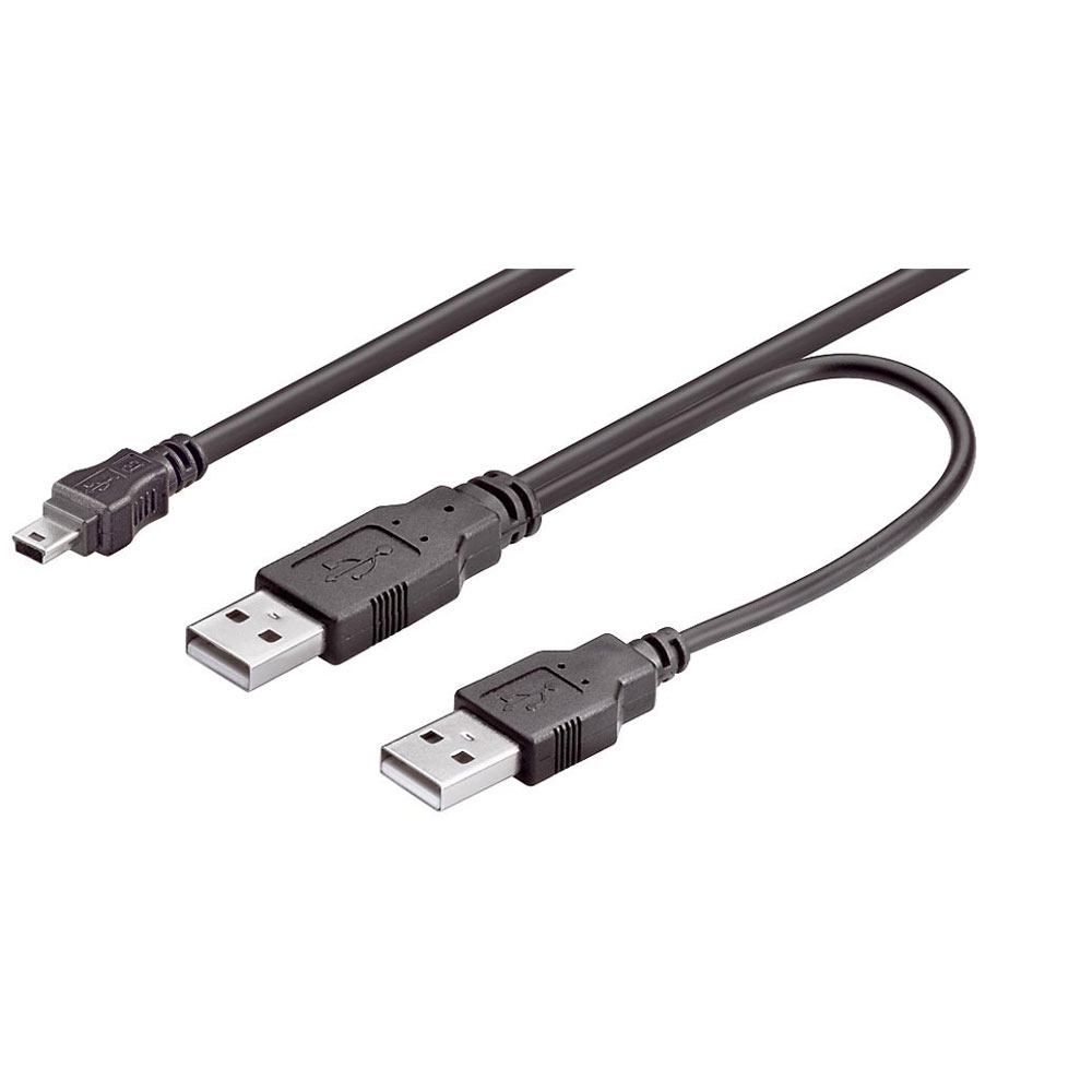 kabel mini usb ke 2 usb black jakartanotebook kabel mini usb ke 2 usb black jakartanotebook