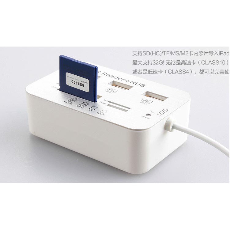 ... Lightning USB OTG Combo 2.0 USB HUB + Card Reader for Ipad 4/ Ipad Mini ...