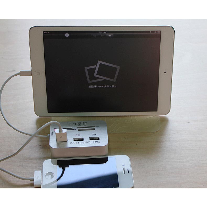 usb for adapter to ipad for OTG Reader  Lightning 2.0 HUB Card 4/ USB White Combo Mini  Ipad USB  Ipad