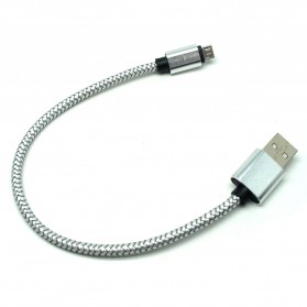 Dragon Line Kabel Micro USB 21cm - Silver