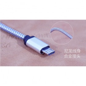 Dragon Line Kabel Micro USB 21cm - Silver - 5