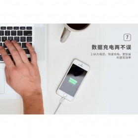 USLION Kabel Charger Magnetic Head USB Type C 1 Meter - AM17 - Silver - 3