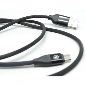 Kabel Charger Micro USB Fast Charging 1 meter - Black - 4
