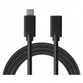 SOONHUA Kabel Ekstension USB Type C Male ke USB Type C Female 1 Meter - 8196 - Black
