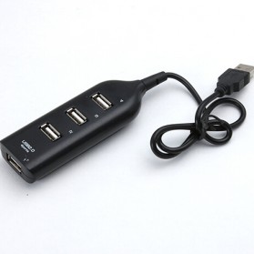 Portable USB Hub 2.0 4 Port - HB304 - Black - 3