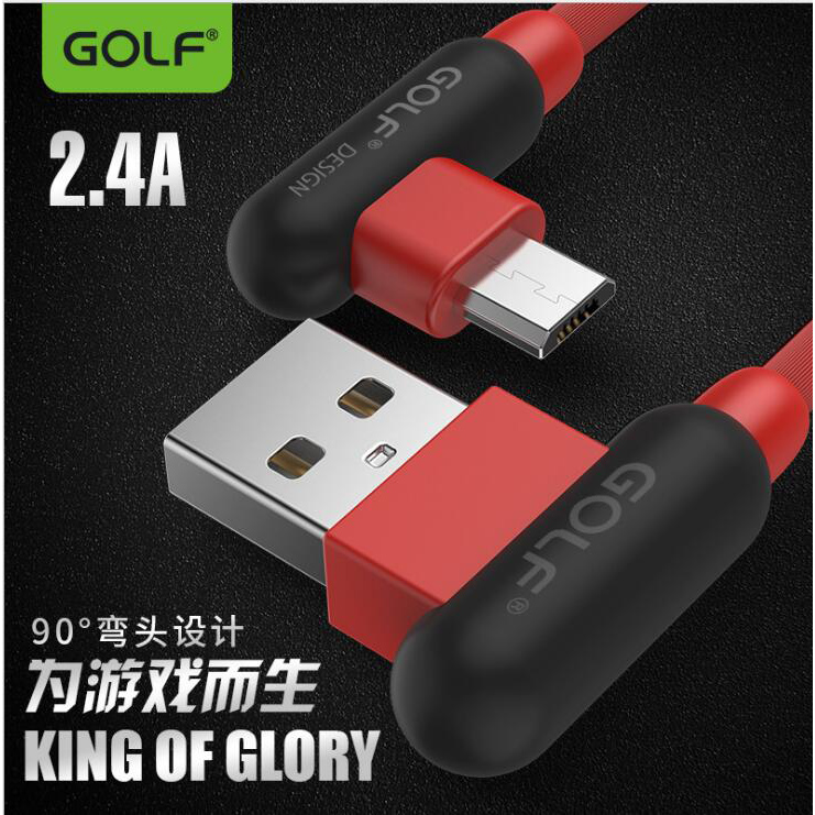 golf kabel charger l shape micro usb gc 45 black golf kabel charger l shape micro usb gc 45 black