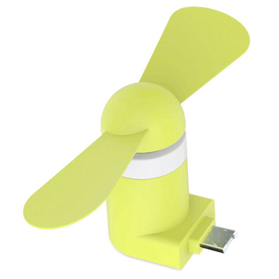 WSKEN Kipas Mini Portable Micro USB Lightning Green WSKEN Kipas Mini Portable Micro USB Lightning Green