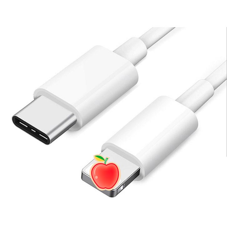 Kabel Charger Data Usb Type C To 8 Pin Lightning For Iphone Macbook White Jakartanotebook Com