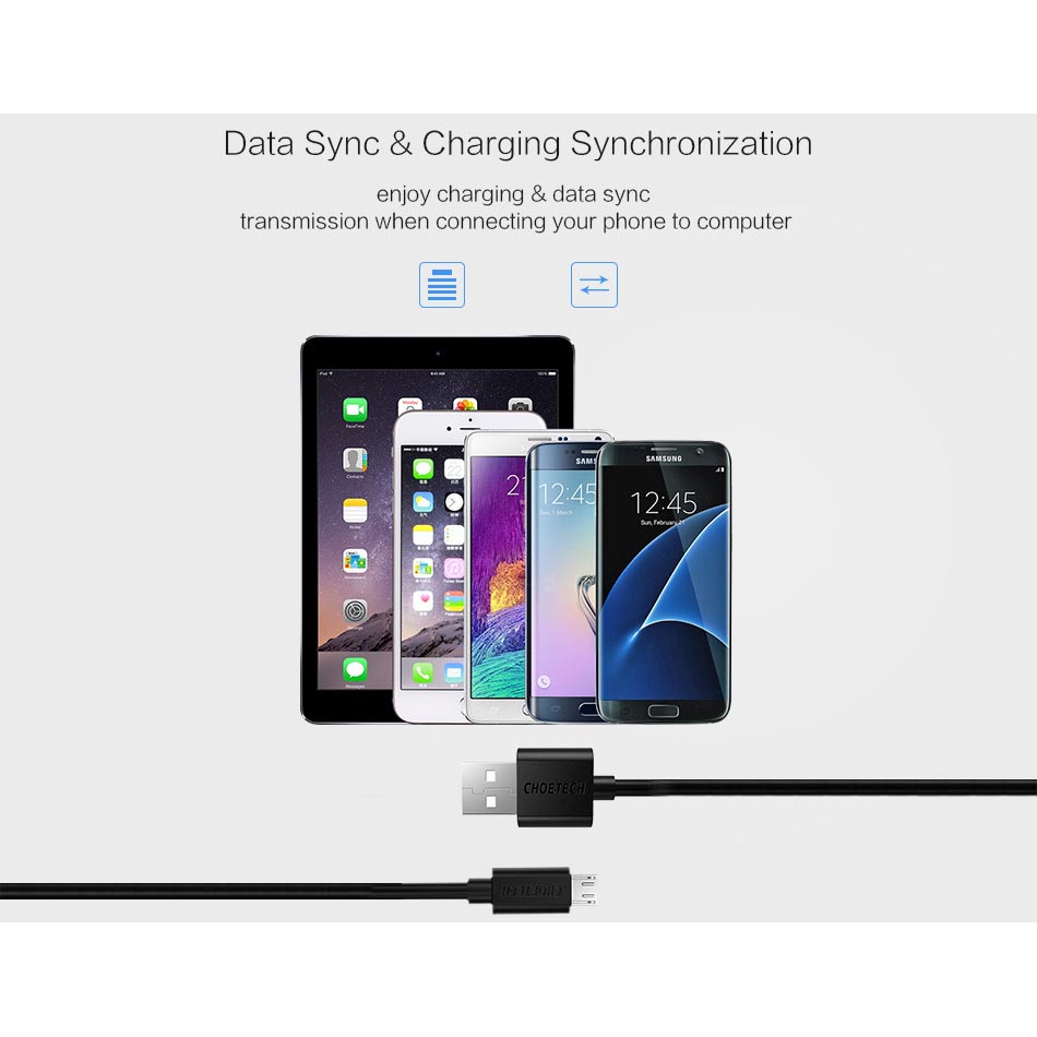 Home Cable Data 24a Android Kabel Micro Usb Fast Charging Gratis Waterproof Case Smartphone Travel Charger
