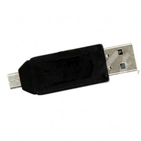 USB OTG 2 in 1 Card Reader Universal - Black - 1