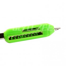 USB OTG 2 in 1 Card Reader Universal - Black - 5