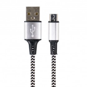 FONKEN Kabel Charger Micro USB 1 Meter - FKC101 - Silver