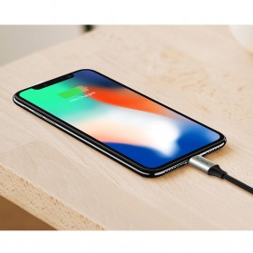 FLOVEME L Shape 2 in 1 Kabel Charger Lightning + Micro USB 2.4A 1 Meter - Black - 5