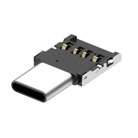 DM USB Type C to USB 2.0 OTG Smartphone - Silver