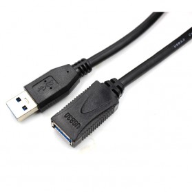 Kabel Ekstensi USB 3.0 Male to Female 1 Meter - CU0302 - Black