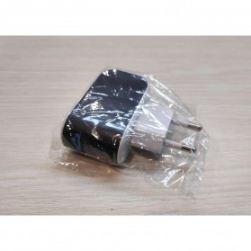 Adapter Travel Charger USB 3 Port 5V 3.1A EU Plug LED - EKA - Black - 9