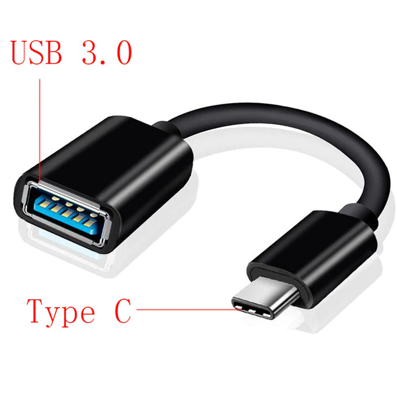 Robotsky Kabel Usb Type C To Usb 3 0 Otg Adapter N1 Black Jakartanotebook Com
