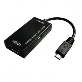 Robotsky Micro USB to HDMI MHL Adaptor for Smartphone - S2 - Black - 2