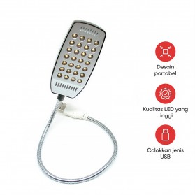 TaffLED Goodland Lampu USB 28 LED dengan Modul ON / OFF - LZY-028 - Black - 1