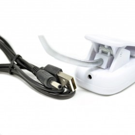 Lampu Klip USB 28 LED - YHX-187 - White - 5