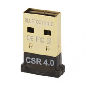USB Wireless Receiver / Dongle - Driveless USB Bluetooth Receiver V4.0 - Black