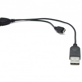 Robotsky OTG Micro USB to USB Male and Female - P10 - Black - 2