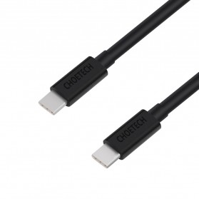 CHOETECH Kabel Charger USB Type C to Type C 2 Meter - CC0003 - Black - 5