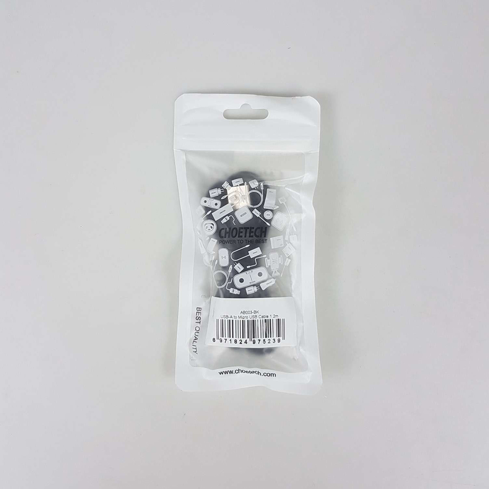 Gambar produk CHOETECH Kabel Charger Micro USB Fast Charging 2.4A 1.2 Meter - AB003