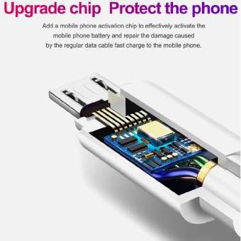Gambar produk CHOETECH Kabel Charger Micro USB Fast Charging 2.4A 1.2 Meter - AB003
