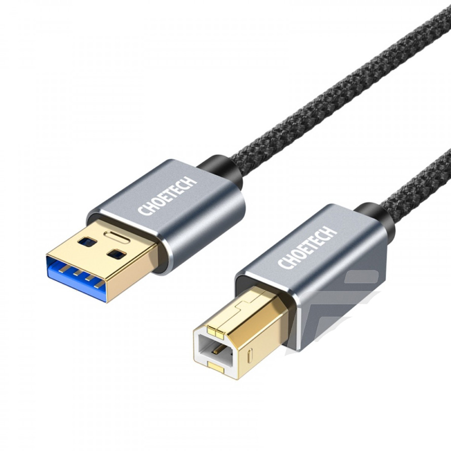 Choetech Kabel Printer Usb 3 0 Type A To Usb Type B 3 Meter Ab0011 Black Jakartanotebook Com