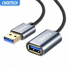 CHOETECH Kabel Extension USB 3.0 2 Meter - XAA001 - Silver
