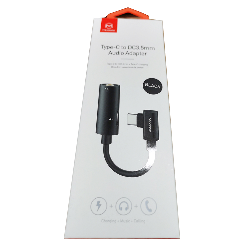MCDODO Adapter 3 in 1 USB Type C to AUX 