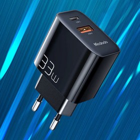 MCDODO Charger USB Type C Quick Charge 2 Port 33W - KL-CD22 - Black