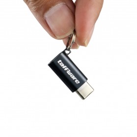 Taffware Micro USB to USB Type C Adapter Converter - Black