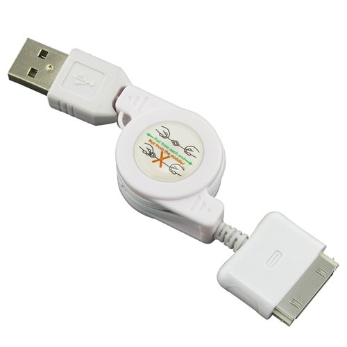 taffware retractable charging sync kabel data iphone 4 4s 80cm white jakartanotebook taffware retractable charging sync kabel data iphone 4 4s 80cm white jakartanotebook