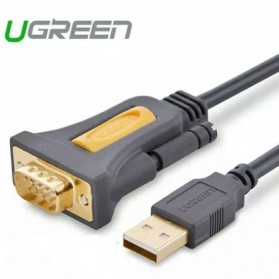 UGREEN Kabel Konverter USB to RS232 Male DB9 Serial Adapter Cable - 20210 - Black
