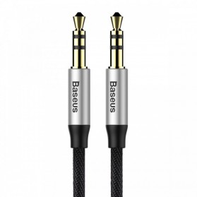 Kabel Audio & Adapter - Baseus Yiven Kabel Audio AUX 3.5mm Male to Male 1.5 Meter - CAM30-CS1 - Silver