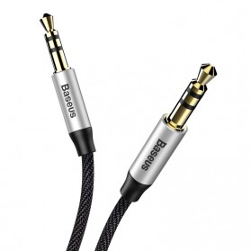 Baseus Yiven Kabel Audio AUX 3.5mm Male to Male 1.5 Meter - CAM30-CS1 - Silver - 3