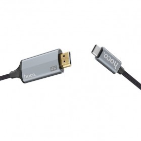 Hoco Kabel HDMI 4K Adapter ke USB Type C - UA13 - Black/Gray - 4