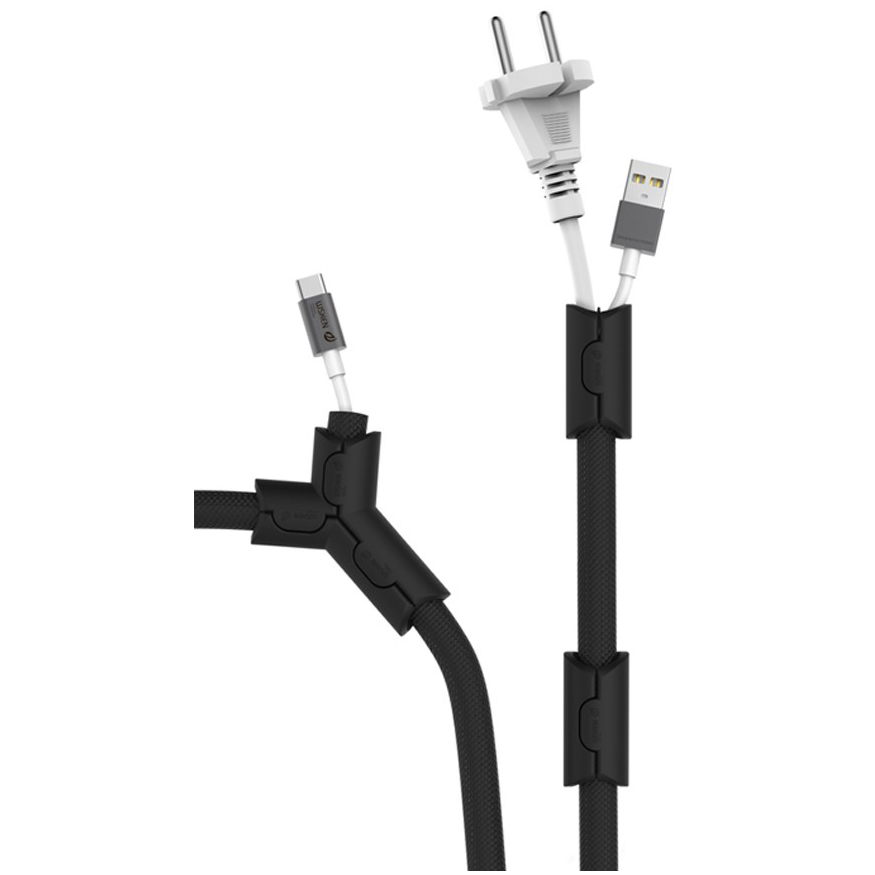 wsken manajemen kabel model pipe 3m black wsken manajemen kabel model pipe 3m black