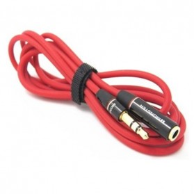 Monster Kabel AUX HiFi Audio Cable 3.5 mm Male to Female - AV118 - Red - 1