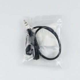 Overfly Splitter Audio Cable 3.5 mm Male to Dual 3.5 mm Female Adaptor HiFi 20 cm - AV111 - Black - 6
