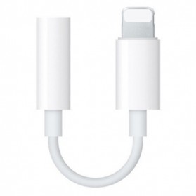 Kabel Lightning ke 3.5 mm Audio Headphone Adapter for iPhone - JH-001 - White