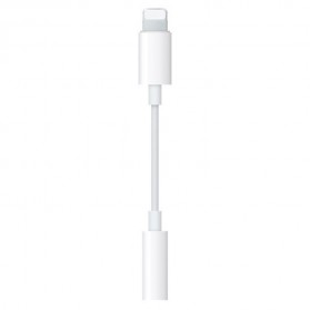 Kabel Lightning ke 3.5mm Headphone for iPhone 7/8/X - White - 2