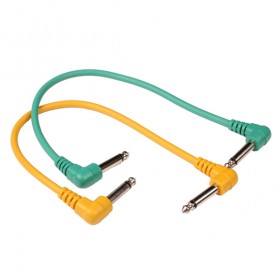 Kabel Gitar L Angle Untuk Pedal Efek Gitar 6 PCS - Multi-Color - 4