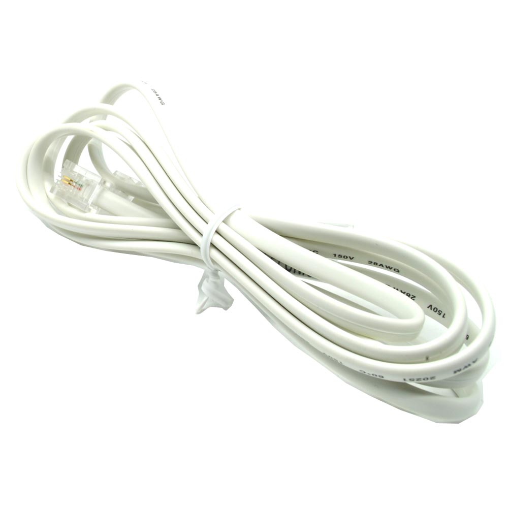 Kabel Telepon RJ11 1 5m White JakartaNotebook com