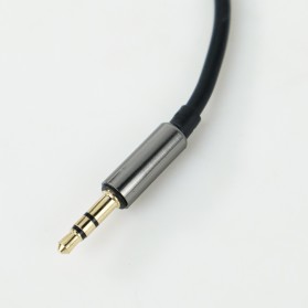 FONKEN Kabel AUX 3.5mm Male ke 2 RCA Male 1 Meter - R1 - Black - 4