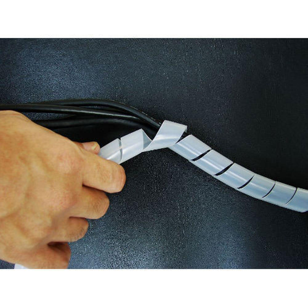 Spiral Pembungkus Kabel Listrik/Selang Ukuran 8MM x 10.5M Spiral Pembungkus Kabel Listrik/Selang Ukuran 8MM x 10.5M